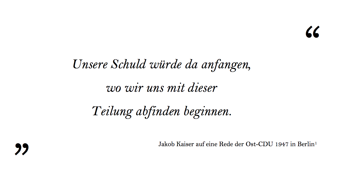 Jakob Kaiser Zitat