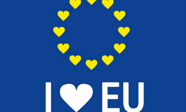 Grafik I love EU