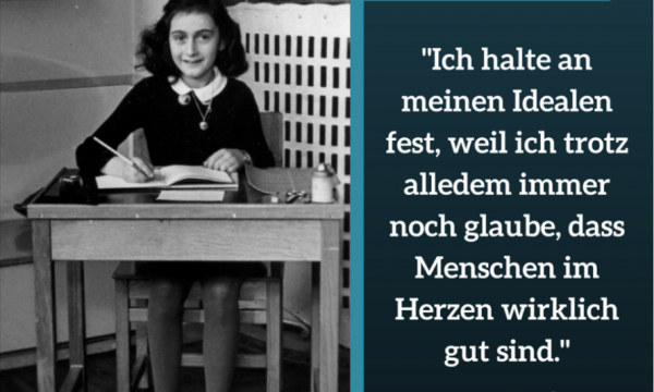 Instagrampost EU Kommission Zitat Anne Frank
